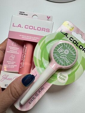 L.A. COLORS Shea Butter Lip Balm - Sheer Rose Pink - 2 pack